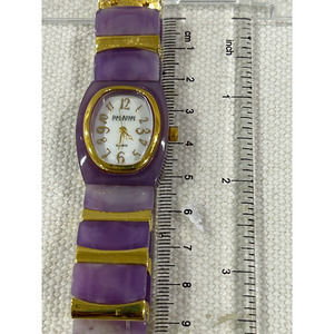 Refurb. Rivers Classic 377 lavender tortoise plastic w/gold tone. New Battery